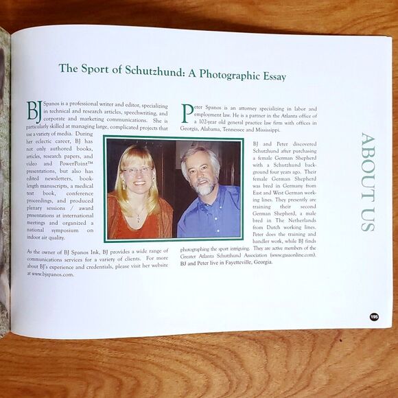 The Sport of Schutzhund a Photographic Essay SIGNED BJ & Peter Spanos 2007 - Picture 4 of 16